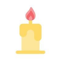 Get your hands on this creative icon of candle in modern style vector