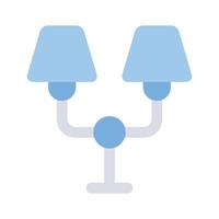 A well designed icon of lamp, icon of roof bulb in editable style vector