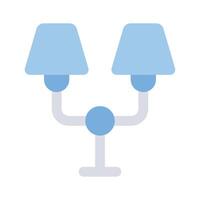 A well designed icon of lamp, icon of roof bulb in editable style vector