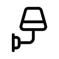 Well designed icon of Wall lamp, customizable vector