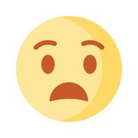 Scared emoji design, premium icon easy to use and download vector
