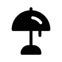 Well designed icon of table lamp, customizable vector