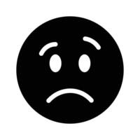 Get your hands on perfectly designed sad emoji icon, customizable vector