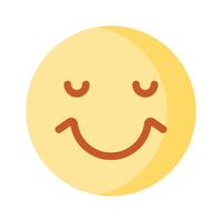 Creative of happy face emoji in modern style vector