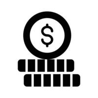 Check this carefully designed icon of money, dollar coin stack vector