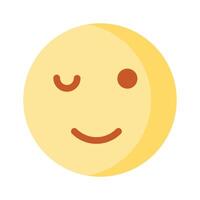 Check out this beautiful winking emoji design vector