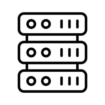 base de datos servidor diseño, Listo para prima utilizar vector