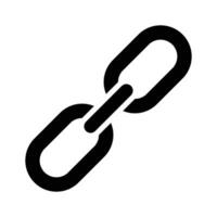 Visually perfect icon of chain link, well designed of link vector