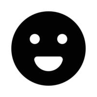 Creative of happy face emoji in modern style vector