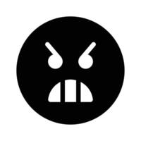 Have a look at this amazing icon of angry emoji, premium vector