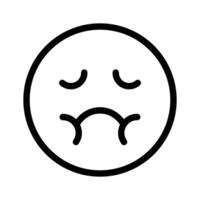 Get this beautiful and creative icon of nauseated emoji vector