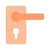 Download this beautifully designed icon of a Door handle, Designed in trendy style vector