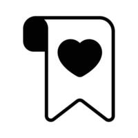 Bookmark icon design in editable style vector