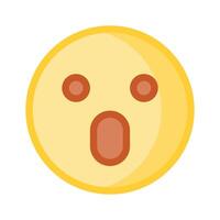 Oh My God expression emoji design, editable vector