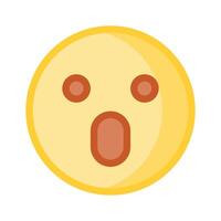 Oh My God expression emoji design, editable vector