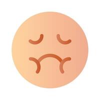 Get this beautiful and creative icon of nauseated emoji vector