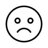 Get your hands on perfectly designed sad emoji icon, customizable vector