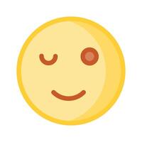 cheque fuera esta hermosa parpadeo emoji diseño vector