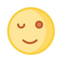 Check out this beautiful winking emoji design vector