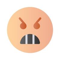 Have a look at this amazing icon of angry emoji, premium vector