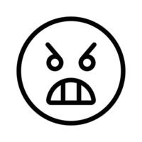 Have a look at this amazing icon of angry emoji, premium vector