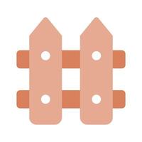 Check this beautiful of fence, wooden barrier icon vector