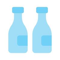 icono de Leche botellas en moderno diseño estilo, Listo para prima utilizar vector