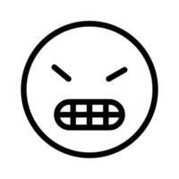 Have a look at this amazing icon of angry emoji, premium vector