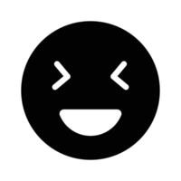 Creative of happy face emoji in modern style vector
