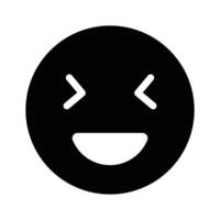 Creative of happy face emoji in modern style vector