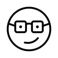 Arrogant emoji design, ready to use vector