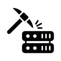 Creative icon of data mining, easy to use and download vector