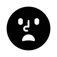 Get your hands on perfectly designed sad emoji icon, customizable vector