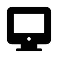 Get your hands on this carefully crafted icon of computer, computer screen in trendy design vector