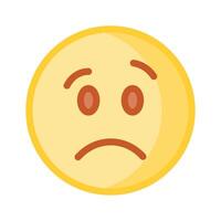 Get your hands on perfectly designed sad emoji icon, customizable vector