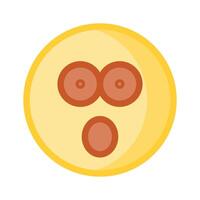 Oh My God expression emoji design, editable vector