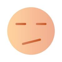 Confused emoji design, ready to use vector
