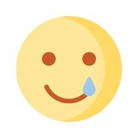 Get your hands on perfectly designed sad emoji icon, customizable vector