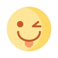 Check out this beautiful winking emoji design vector