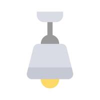 A well designed icon of floor lamp, icon of roof bulb in editable style vector