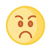 Have a look at this amazing icon of angry emoji, premium vector