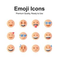 Get this amazing emoji icons set, ready to use and download vector