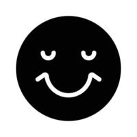 Creative of happy face emoji in modern style vector