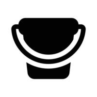 Carefully crafted of bucket in modern style, easy to use and download vector
