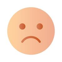 obtener tu manos en perfectamente diseñado triste emoji icono, personalizable vector