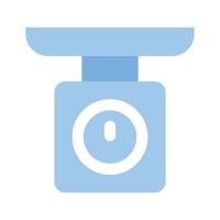 Weight scale design, weight machine icon in editable style vector