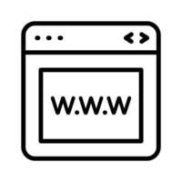 un icono de web habla a en moderno estilo aislado en blanco antecedentes vector