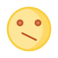 Confused emoji design, ready to use vector