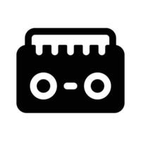 Creatively designed modern icon of radio, in trendy editable style vector