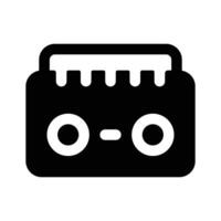 creativamente diseñado moderno icono de radio, en de moda editable estilo vector